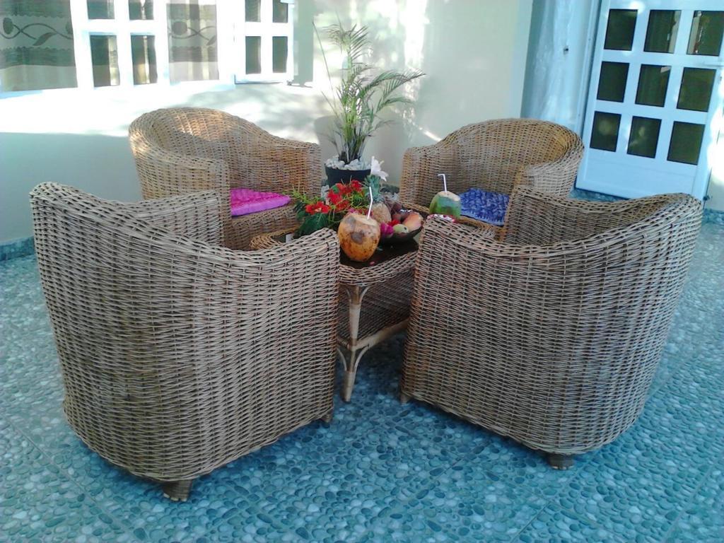 Jolie Villa Santa avec piscine privée Pointe aux Piments Habitación foto
